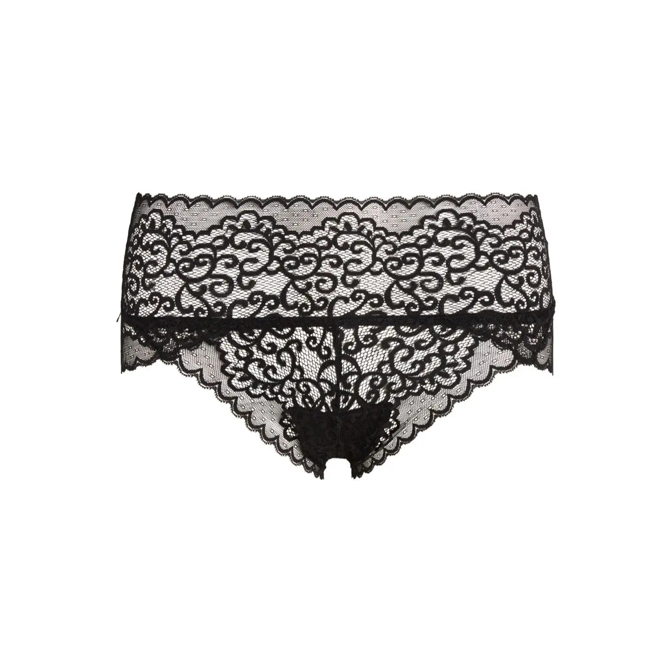 Luna Lace panty black flatlay image