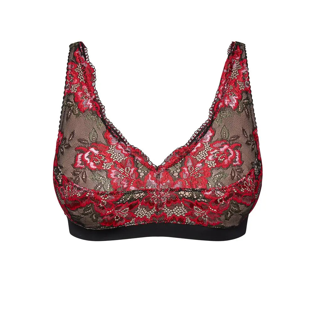 Ruby pumping bra zinnia flatlay image