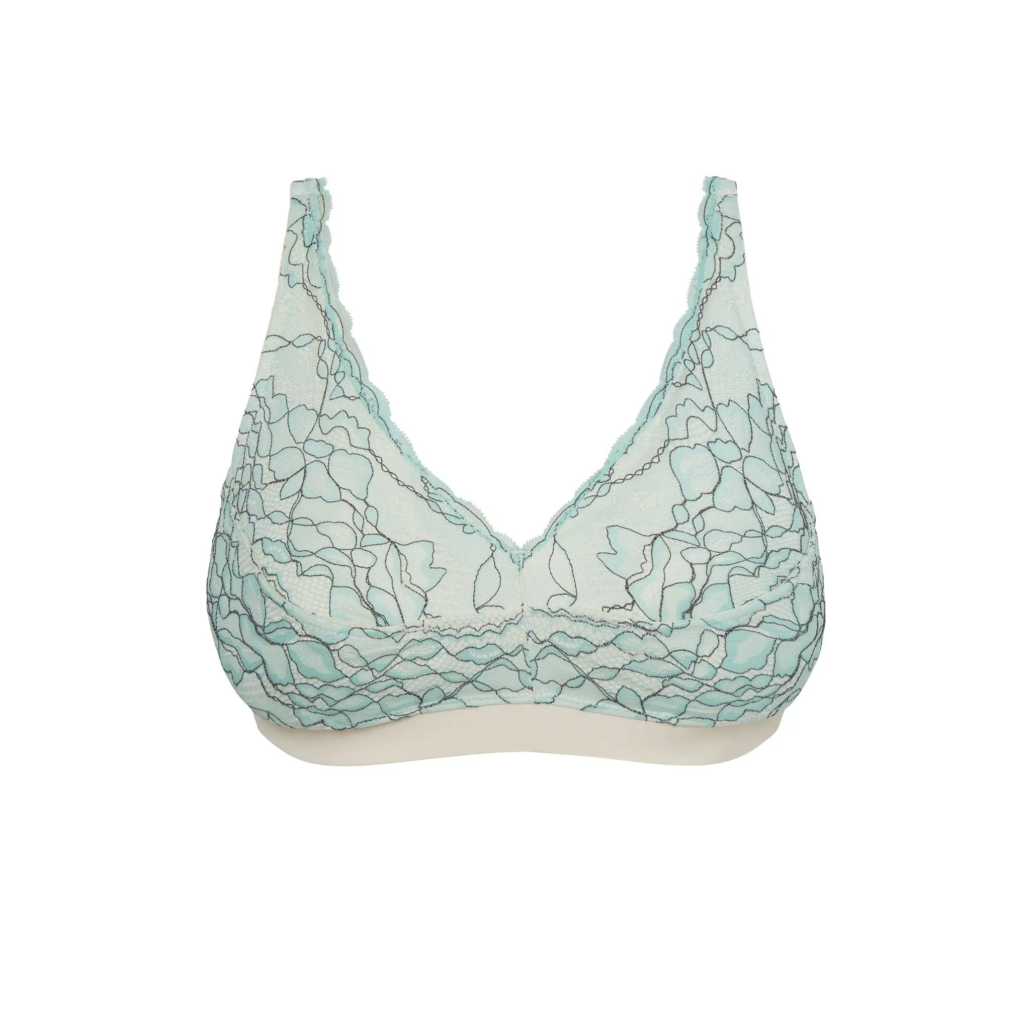 Ruby pumping bra mint flatlay image