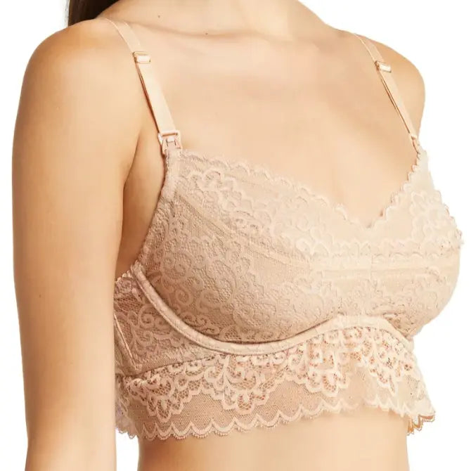 Ayla seashell pumping bra image from the front