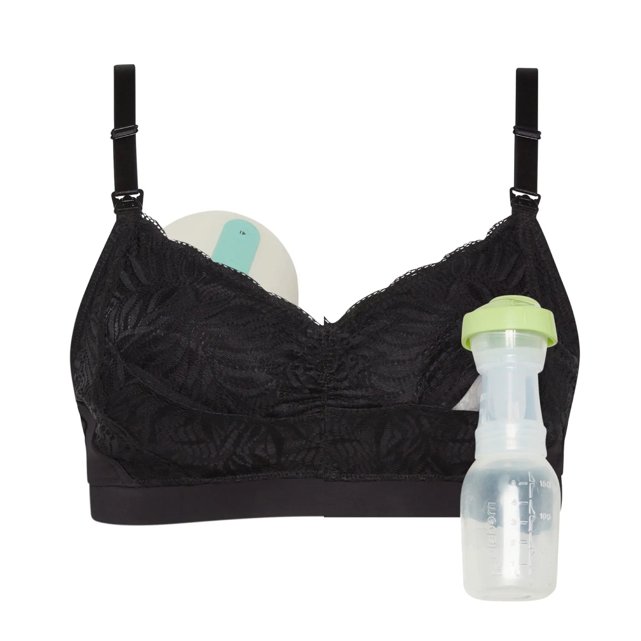 Sydney pumping bra black flatlay image