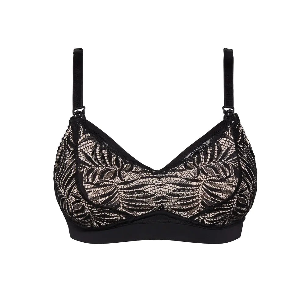 Sydney pumping bra black laydown image